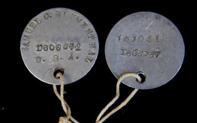 Samuel Charles Blumenthal – WWI Dog Tags