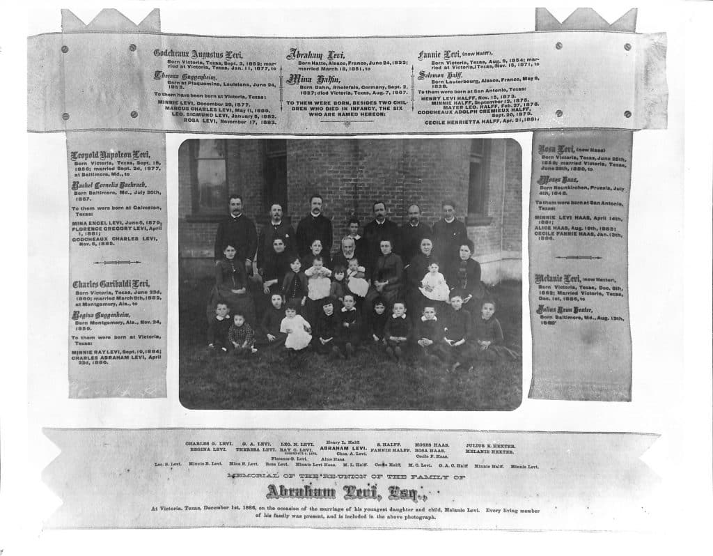 Abraham Levi Family Portrait & Family Tree