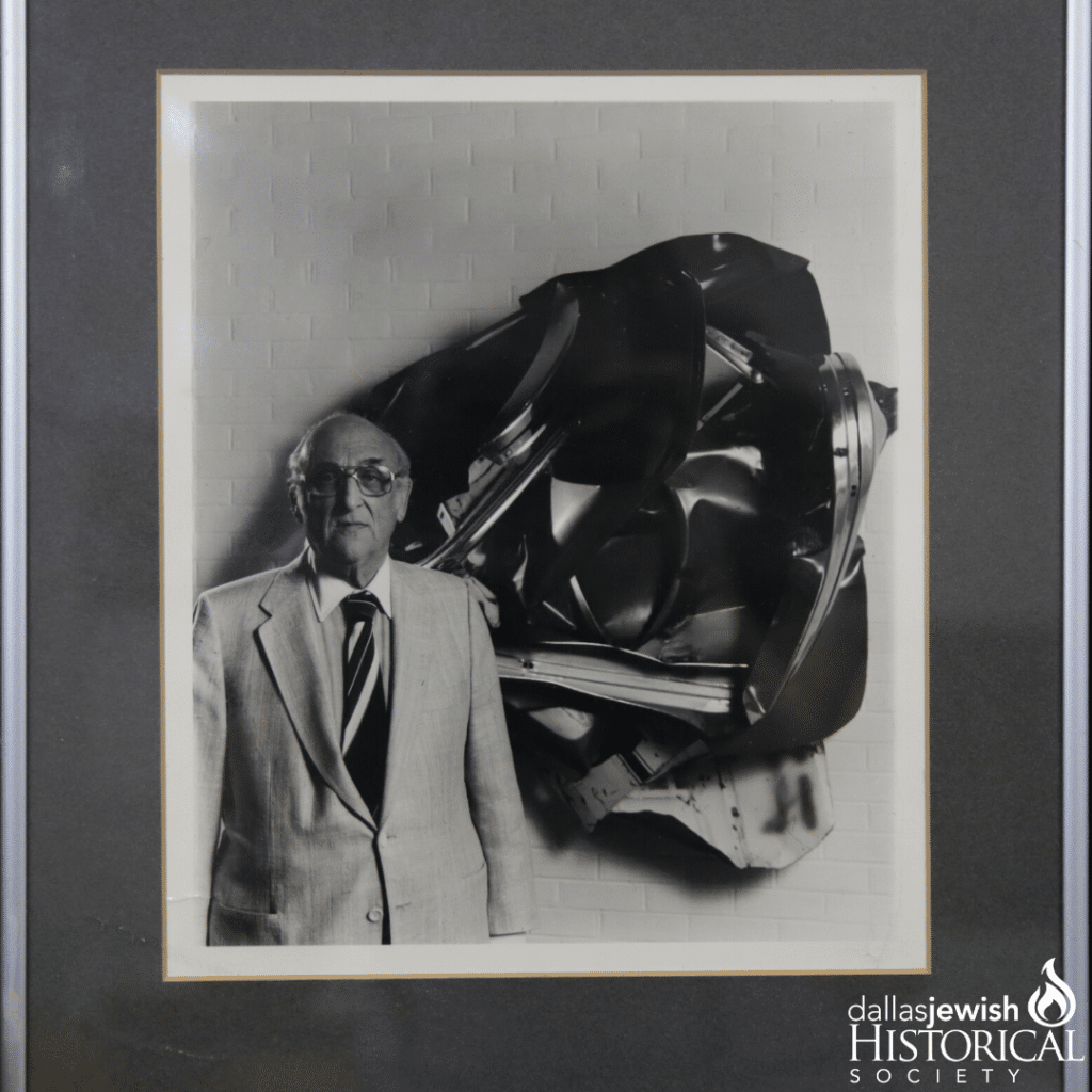 John Chamberlain Art With Unknown Man
