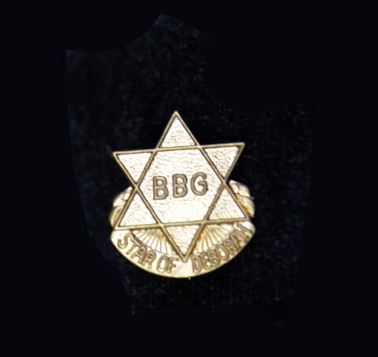 BBG Star Of Deborah Pin