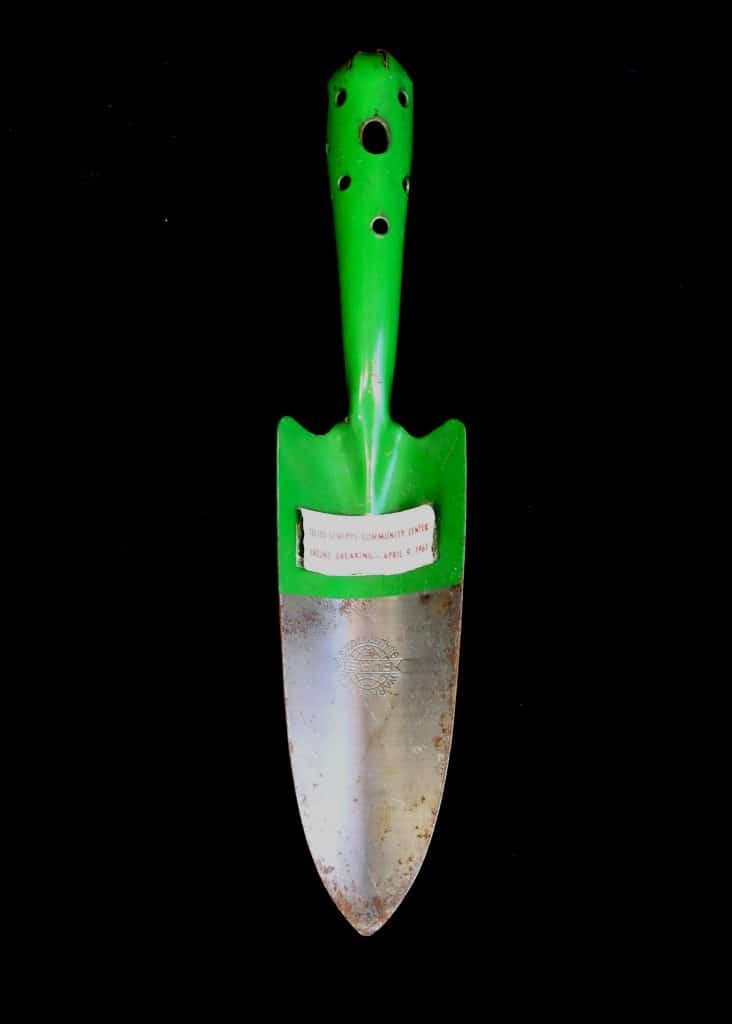 Julius Schepps Community Center groundbreaking shovel